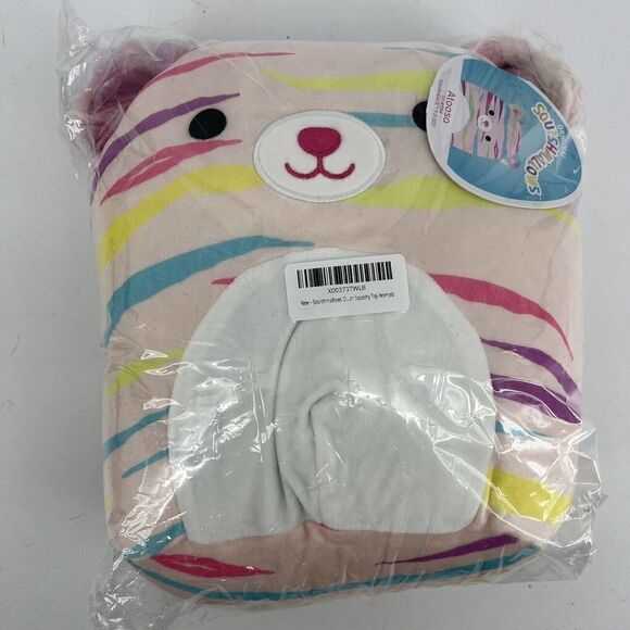 Squishmallow Atoosa Tiger 12” Plush Rainbow Striped Pink Stuffed Animal Plush - Picture 2 of 4
